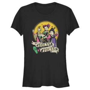 Junior’s Hocus Pocus Witch Tattoo Art T-Shirt