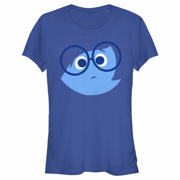 Junior’s Inside Out Sad Face Halloween T-Shirt