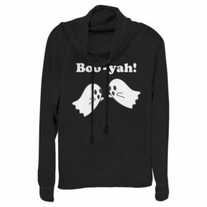 Junior’s Lost Gods Halloween Boo-Yah! Cowl Neck Sweatshirt