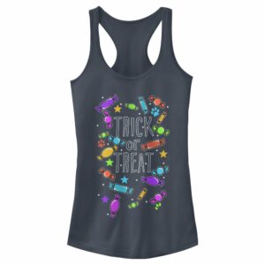 Junior’s Lost Gods Halloween Candy Explosion Racerback Tank Top