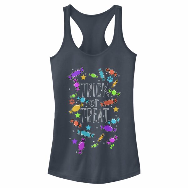 Junior’s Lost Gods Halloween Candy Explosion Racerback Tank Top