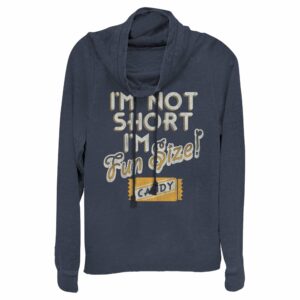 Junior’s Lost Gods Halloween Fun-Size Candy Cowl Neck Sweatshirt