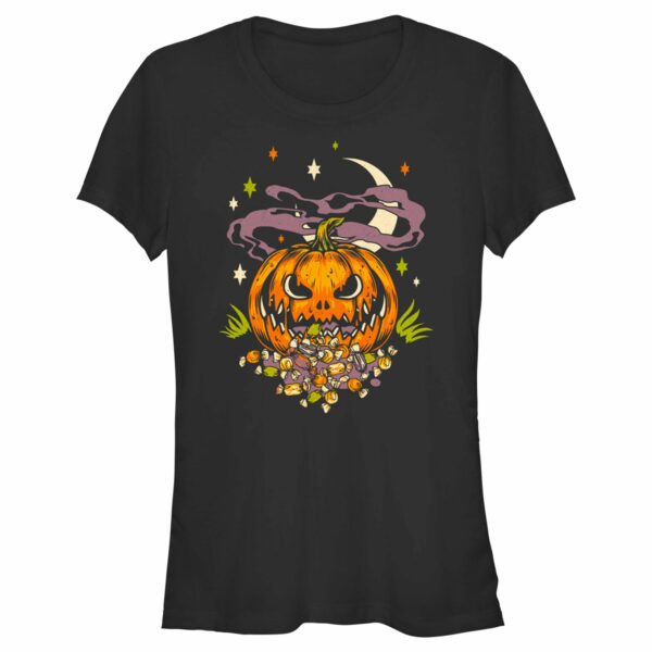 Junior’s Lost Gods Halloween Jack-O’-Lantern Candy T-Shirt