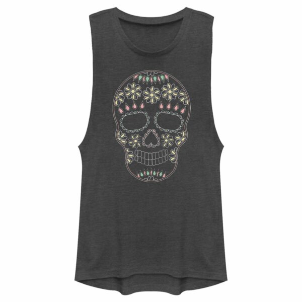 Junior’s Lost Gods Halloween Sugar Skull Festival Muscle Tee