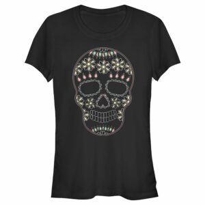 Junior’s Lost Gods Halloween Sugar Skull T-Shirt