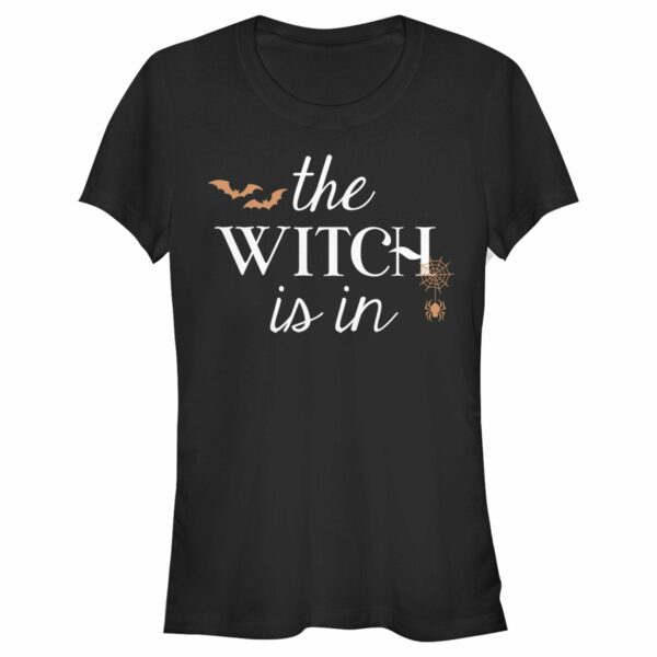 Junior’s Lost Gods Halloween The Witch Is In T-Shirt