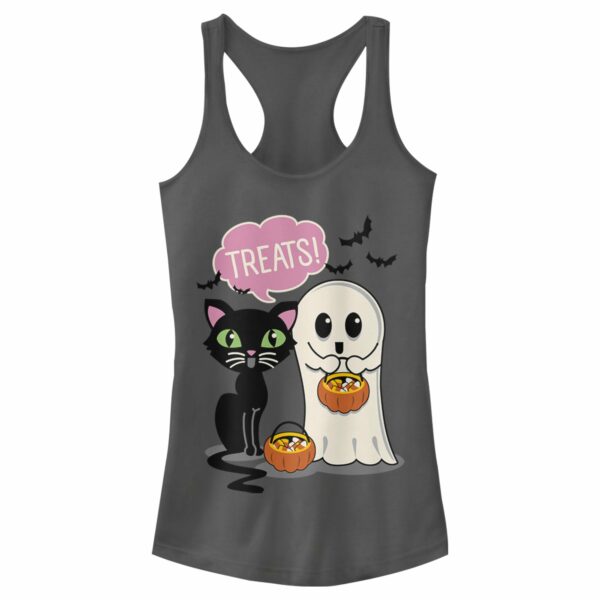 Junior’s Lost Gods Halloween Treat Friends Racerback Tank Top