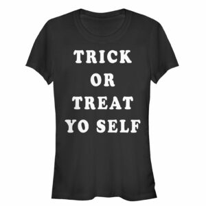 Junior’s Lost Gods Halloween Trick Or Treat Yourself T-Shirt