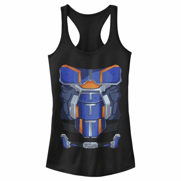 Junior’s Marvel Black Widow Taskmaster Costume Racerback Tank Top