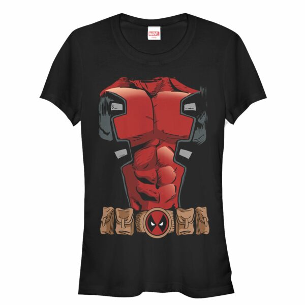 Junior’s Marvel Halloween Deadpool Costume T-Shirt