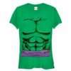 Junior’s Marvel Halloween Hulk Classic Costume T-Shirt