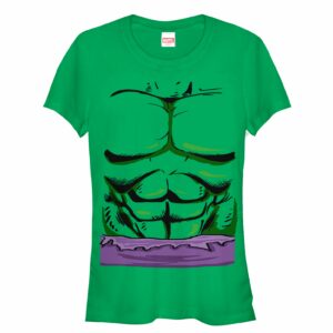 Junior’s Marvel Halloween Hulk Classic Costume T-Shirt