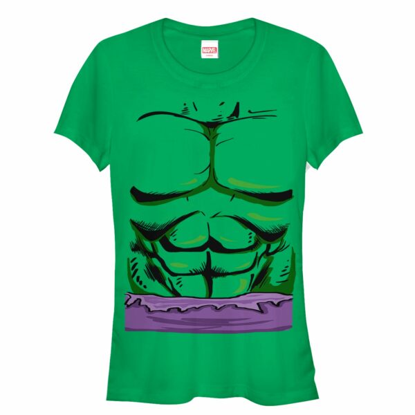 Junior’s Marvel Halloween Hulk Classic Costume T-Shirt