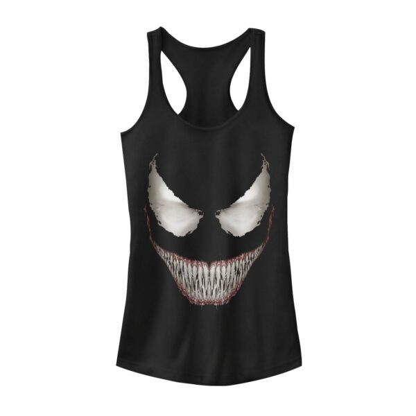 Junior’s Marvel Venom Grin Racerback Tank Top