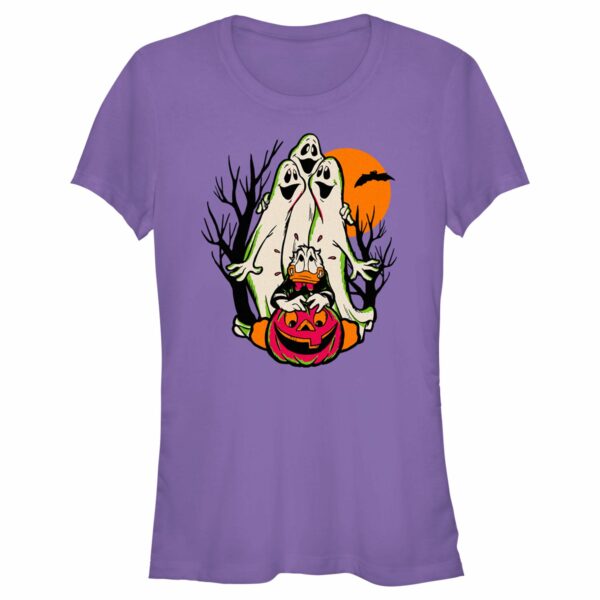 Junior’s Mickey & Friends Halloween Donald Duck Ghosts T-Shirt