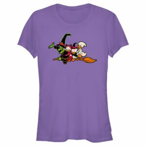 Junior’s Mickey & Friends Halloween Huey Dewy and Louie T-Shirt