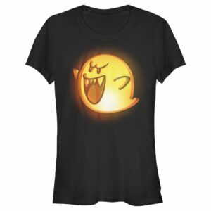 Junior’s Nintendo Halloween Boo Pumpkin T-Shirt