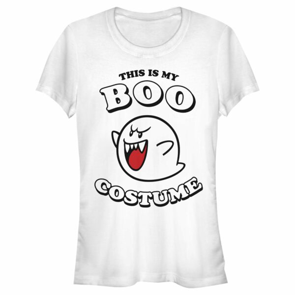 Junior’s Nintendo Mario Boo Costume T-Shirt