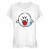 Junior’s Nintendo Mario Boo Ghost Smile T-Shirt