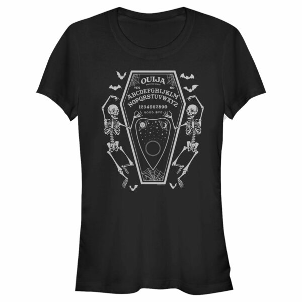 Junior’s Ouija Halloween Coffin T-Shirt