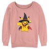 Junior’s Pokemon Halloween Pikachu Magic Wand Sweatshirt