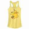 Junior’s Pokemon Halloween Trick-or-Treating Pikachu Racerback Tank Top