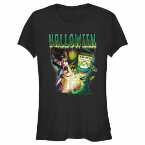 Junior’s SpongeBob SquarePants Halloween Trio Monsters T-Shirt