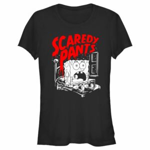 Junior’s SpongeBob SquarePants Scaredy Pants T-Shirt