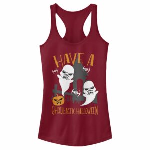 Junior’s Star Wars Ghoulactic Halloween Stormtrooper Racerback Tank Top