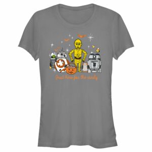 Junior’s Star Wars Halloween Here for Treat Friends T-Shirt