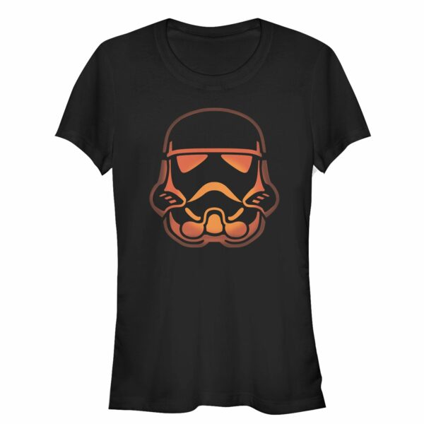 Junior’s Star Wars Halloween Stormtrooper Pumpkin T-Shirt