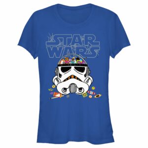 Junior’s Star Wars Stormtrooper Basket T-Shirt