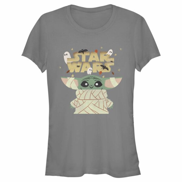 Junior’s Star Wars The Mandalorian Halloween Grogu Mummy T-Shirt