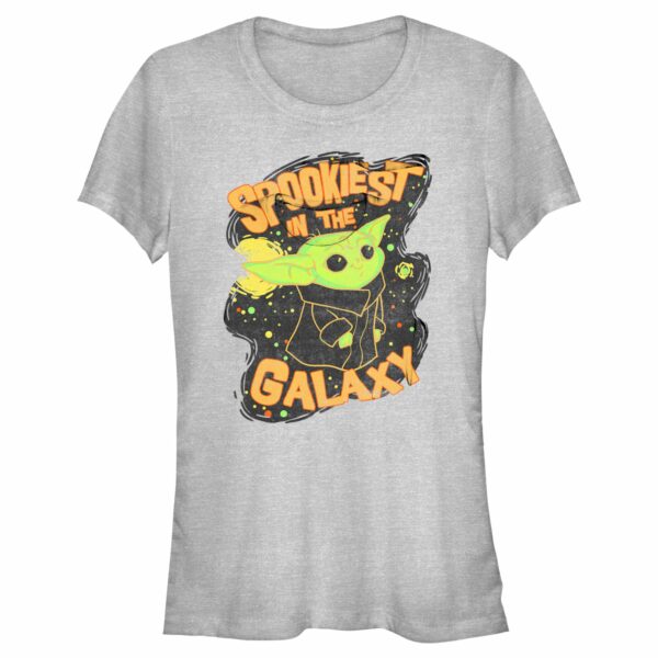 Junior’s Star Wars The Mandalorian Halloween Grogu Spookiest in Galaxy T-Shirt