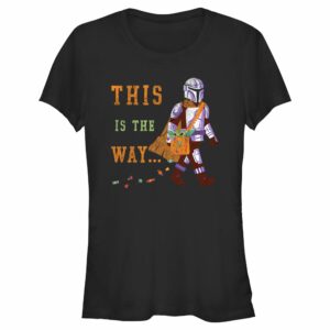 Junior’s Star Wars The Mandalorian Halloween This is the Way Treats T-Shirt