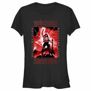 Junior’s Stranger Things Rockstar From Hellfire Club Eddie Munson T-Shirt