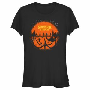 Junior’s Stranger Things Two Planes Collide T-Shirt