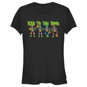 Junior’s Teenage Mutant Ninja Turtles Halloween Rad to the Bone T-Shirt