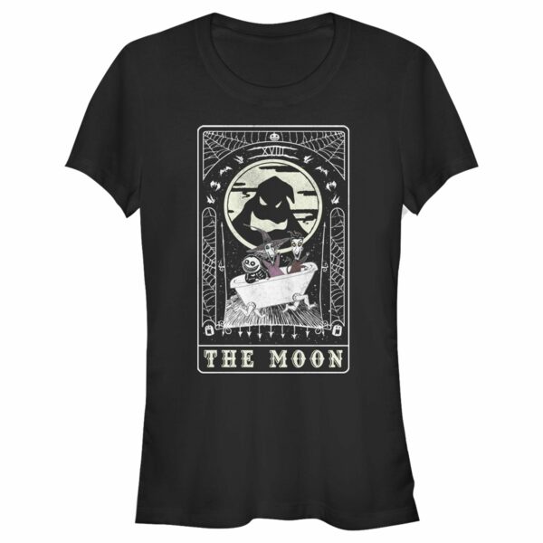 Junior’s The Nightmare Before Christmas Halloween Oogie Boogie and his Boys Moon Tarot Card T-Shirt