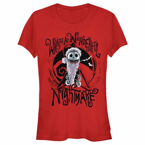 Junior’s The Nightmare Before Christmas Jack Skellington What a Wonderful Nightmare T-Shirt