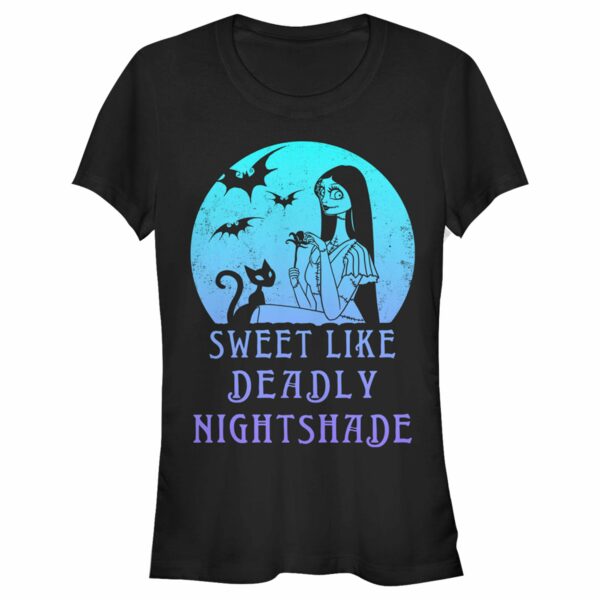 Junior’s The Nightmare Before Christmas Sally Sweet Like Deadly Nightshade T-Shirt