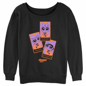 Junior’s The Powerpuff Girls Halloween Tarot Cards Sweatshirt