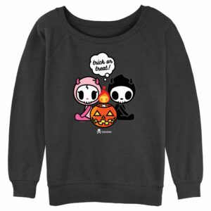 Junior’s Tokidoki Halloween Trick or Treat Couple Sweatshirt