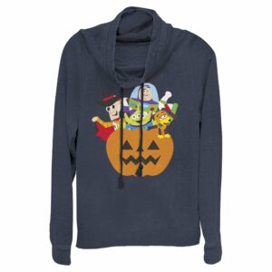 Junior’s Toy Story Halloween Toy Treats Cowl Neck Sweatshirt