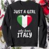 Just A Girl Who Loves Italy Sweatshirt