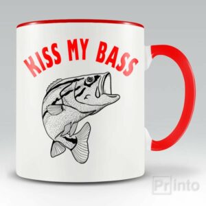 Kiss my bass – mug