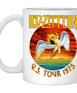 Led Zeppelin US Tour 1975 Mug Shirt Sweatshirt Long Sleeve Hoodie Tank Mug 1