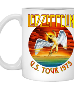 Led Zeppelin US Tour 1975 Mug Shirt Sweatshirt Long Sleeve Hoodie Tank Mug 2