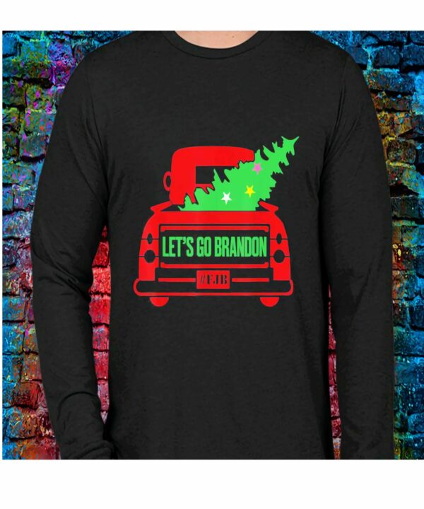 Let’S Go Brandon Christmas Red Truck Sweatshirt