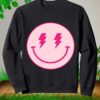 Lightning Bolt Smiley Face Sweatshirt